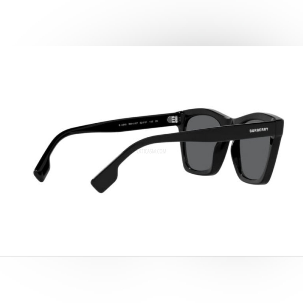 NEW BURBERRY UNISEX BLACK SUNGLASSES COOPER  BE4348 300187 BURBERRY B 4348 - Picture 4 of 6
